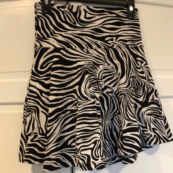 NOBO Skirts Zebra Skater Skirt Poshmark